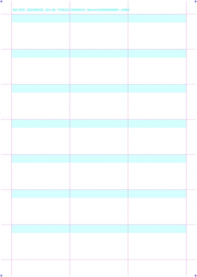 Etiq Balisage 38x63-21 Etiq A4