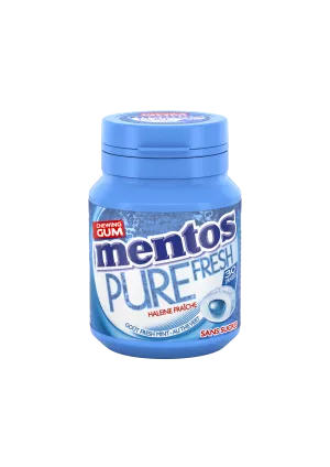 Kutafuna gum safi safi goût safi mint sans sucres x30 - MENTOS