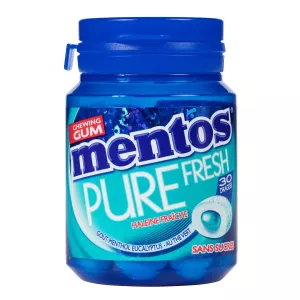 Kẹo Cao Su Hương Bạc Hà Tươi Nguyên Chất Không Đường X30 - MENTOS