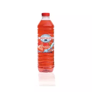 Maji ya Ladha ya Strawberry 1.5l Fr X6 - CRISTALINE