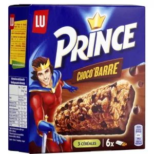 Choco’barre 3 céréales Prince x6 125g - PRINCE