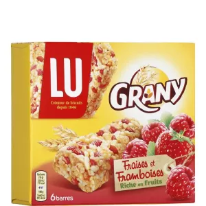 grany strawberry na raspberries 6x108g - LU