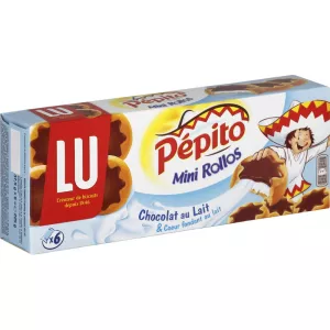 Biscuits pépito mini rollos 225g - LU