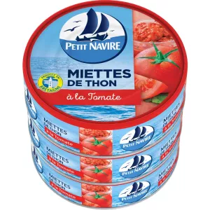 Thunföfen mit Tomate, 3x52g - PETIT NAVIRE