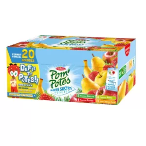 Compotes multi variétés 20x90G - POM' POTES