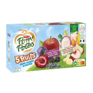 12x90g Pompote 5 Fruits