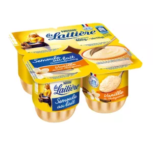 سميد مع حليب الفانيليا 4×1