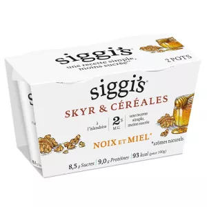 X2 Skyr Cere Miel Noix Siggi S