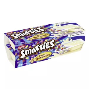 زبادي بنكهة الفانيليا 4x120 جرام - Smarties