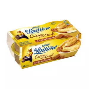 Vanilla & Caramel 4x100g Cream ya yai - LA LAITIÈRE