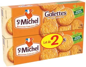 Galletas Galettes Au Bon Beurre 2x130g - St Michel
