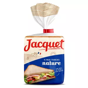 Pain de mie Maxi Nature 550g - JACQUET