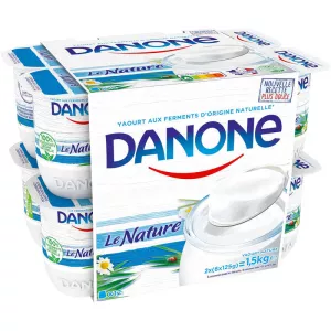 Yaourt Nature 12x125g - DANONE