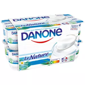 زبادي طبيعي 16x125 جرام - Danone