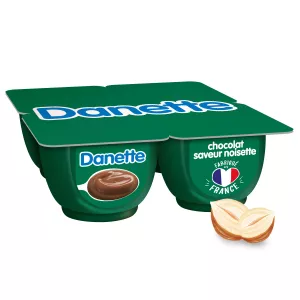 Danet.choco.hazelnut flavor 4x
