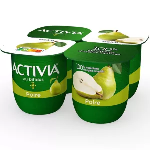 双歧梨水果酸奶 4x125g - Activia