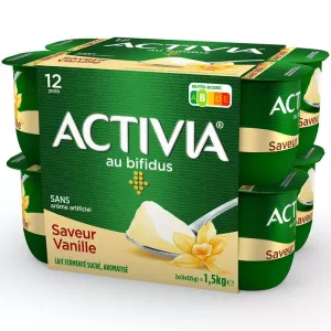 Yaour Vanille Bifidus 12x125g - Activia