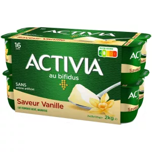 Vanille yoghurt bifidus 16x125G - Activia