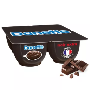 Danette Extra Noir 4x125g