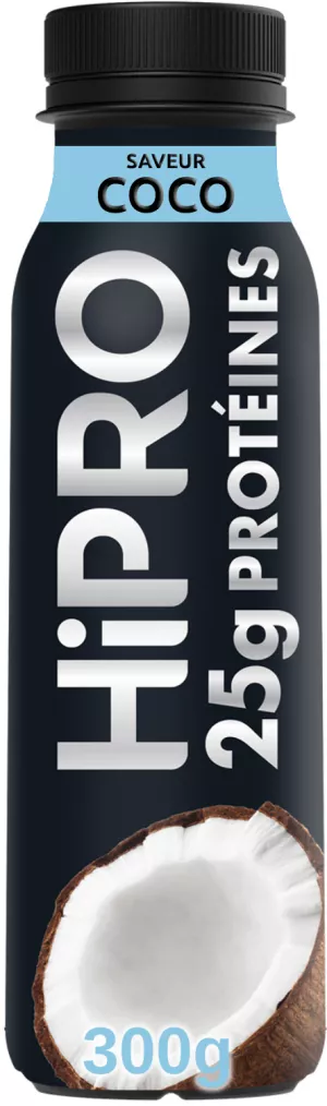 Yaourt à boire coco protéiné 0% MG 300g -  HIPRO