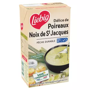 Soupe Délice de poireaux Noix de St Jacques 1l -LIEBIG