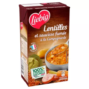 Soupe Lentilles Et Saucisse Fumée 1l - Liebig