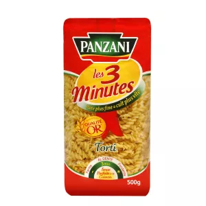 Pâtes Torti Les 3 minutes 500g - PANZANI