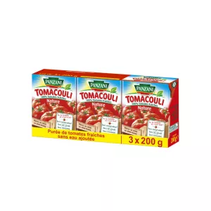 Purée De Tomates Tomacouli  3x200g - PANZANI