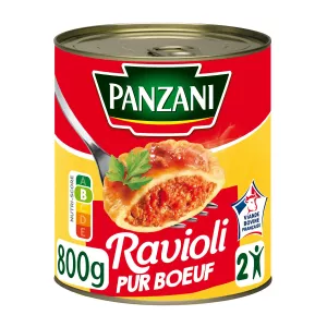 Plat cuisiné ravioli pur bœuf 800g - PANZANI