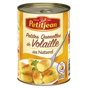 Plat Cuisiné Petites Quenelles De Volaille Au Naturel 255g - PETITJEAN