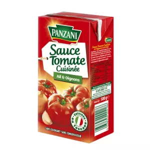 Sauce tomate cuisinée ail et oignon 500g - PANZANI