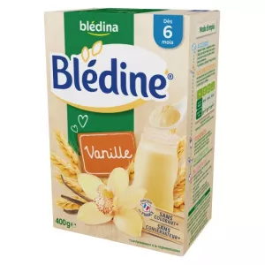 Céréales blédine bébé dès 6 mois saveur vanille 400g - BLEDINA