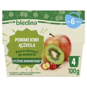 Pommes Kiwi Acerola 4x100g