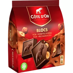Chocolat noir noisettes 200g - COTE D'OR