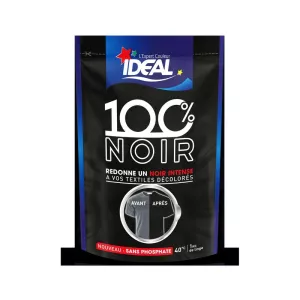 Teinture Textile 100% Noir 400g - IDEAL