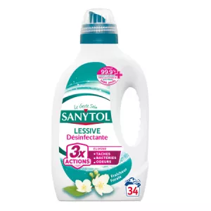Lessive Liquide Désinfectante Fraîcheur Florale 1,70L - SANYTOL