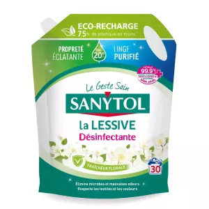 Recharge Lessive Désinfectante Fraicheur Florale 1,5L -SANYTOL