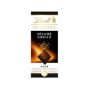 Excellence Noir Sésame Grillé Tablette 100 G - LINDT