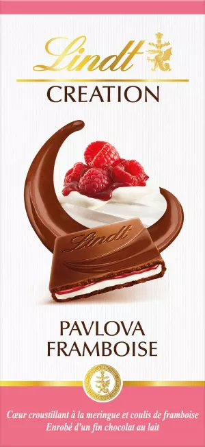 Création Pavlova Framboise Tablette 150 G - LINDT