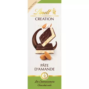 Création Noir Pâte D'amande Tablette 110 G - LINDT