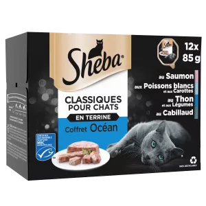 Thức ăn cho mèo vùng biển Ocean 12x85g - SHEBA