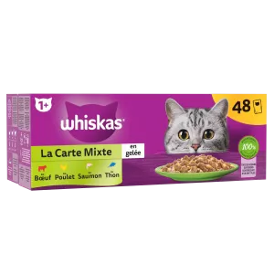 Pâtée Pour Chat La Carte Mixte En Gelée X48 - Whiskas