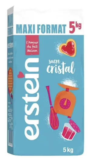Bag 5kg Erstein Crystal Sugar - ERSTEIN