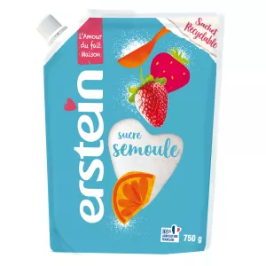 Sucre Semoule Fine En Poudre 750g - ERSTEIN
