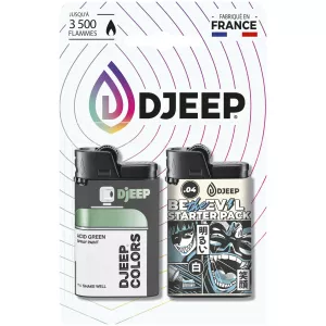 Briquet  Deco Blister X2 - Djeep