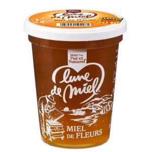 Miel de fleurs 500g - LUNE DE MIEL