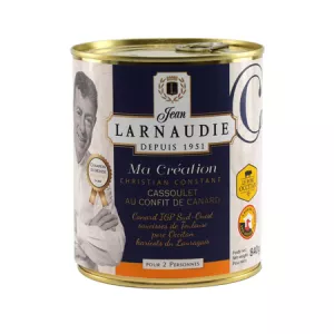 Cassoulet Au Confit de Canard 840g - JEAN LARNAUDIE