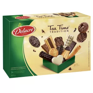 500g Bt-doos Tea Time Delacr