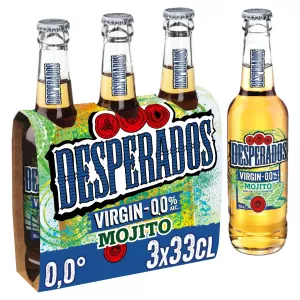 Bière Sans Alcool Saveur Mojito,3x33cl - DESPERADOS