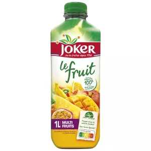 Jus multifruits sans sucres ajoutés 1L - JOKER